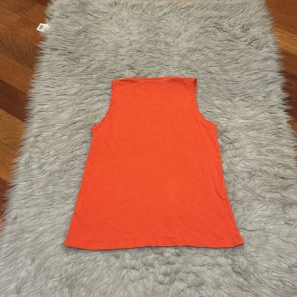 Madewell women’s‎ orange cotton vneck tank top size xs - Picture 5 of 5